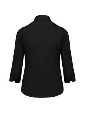 Dámská košile (LADIES '3/4 SLEEVE SHIRT KARIBAN)>černá>4XL