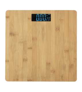 Bambusová koupelnová váha > béžová