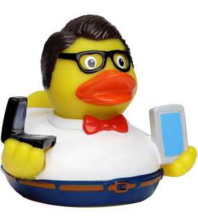 Kačenka do vany (MBW Squeaky duck nerd) > vícebarevná