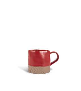 Šálek (by ON) > červená / béžová