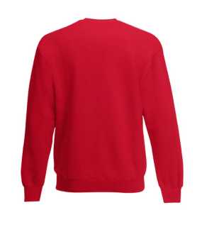 Dětská mikina (FRUIT OF THE LOOM Kids Set-In Sweat )>červená>12/13