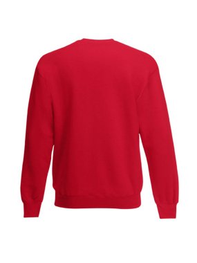 Dětská mikina (FRUIT OF THE LOOM Kids Set-In Sweat )>červená>12/13