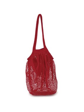 Nákupní taška (KIMOOD COTTON MESH GROCERY BAG) > červená (cherry)