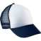 bílá / modrá (navy)