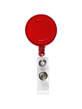 Držák na jmenovku > transparentní (červená)