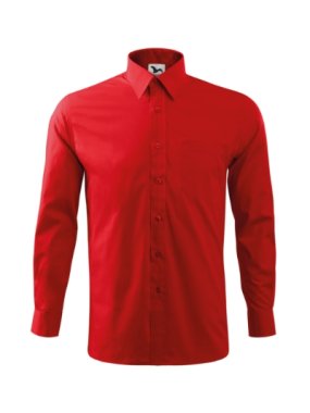 Pánská košile (MALFINI Shirt Long Sleeve)> červená> 3XL