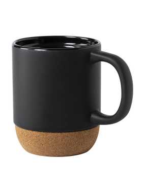 Keramický hrnek> černá / přírodní