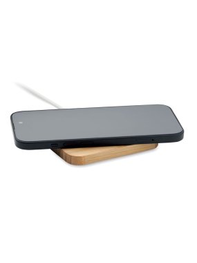 15W bezdrátová bambusová nabíječka > dřevo