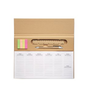 Týdenní stolní plánovač > béžová