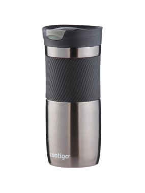 Thermo láhev Contigo® 470 ml> šedá (gun metal)