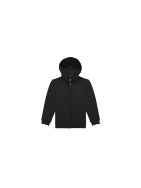 Dětská mikina (B&C ID.334 Zip Hood /kids) > černá > 12/13