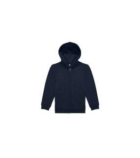 Dětská mikina (B&C ID.334 Zip Hood /kids) > modrá(navy) > 12/13