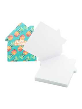 Bloček se samolepícími lístky na zakázku > bílá