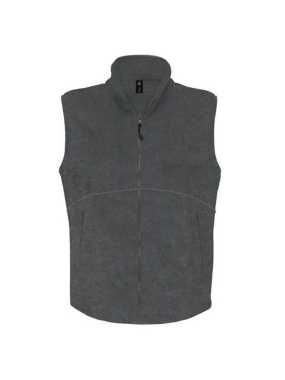 Unisex fleece vesta (B&C TRAVELLER +)>šedá (charcoal)>XL