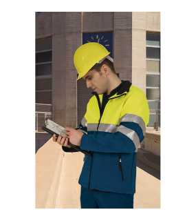 Pánská bunda (STORM) > žlutá (neon) / modrá (orion navy) > M