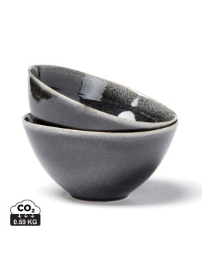 Sada misek 15,5 cm 2 ks VINGA Nomimono > černá