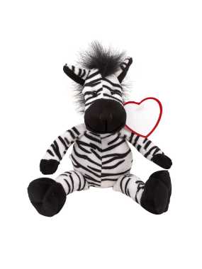 Plyšová zebra > černá / bílá