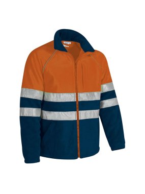 Pánská bunda (ANETO) > oranžová (neon) / modrá (orion navy) > 3XL