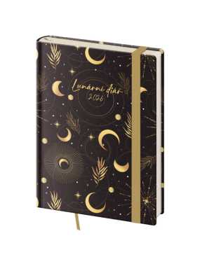 Diář s gumičkou (Lunární 2026) - 12,5 x 17,6 cm > Luna > týdenní B6