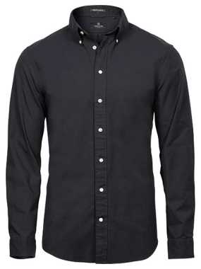 Unisex košile (Tee Jays Mens Perfect Oxford Shirt) > černá > 3XL