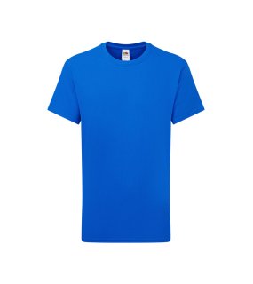 Dětské triko (FRUIT OF THE LOOM Kids Iconic 195 T) > modrá (royal) > 5/6