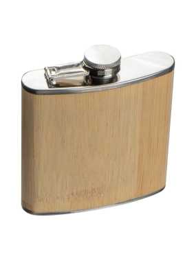 Ploskáčka s bambusovým pouzdrem > béžová