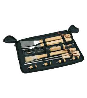 Grilovací sada > černá / hnědá ( wood)