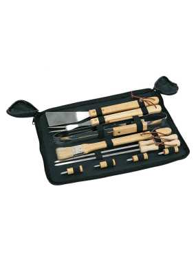 Grilovací sada > černá / hnědá ( wood)