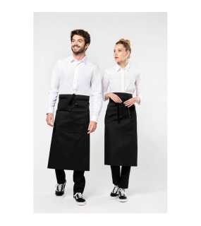 Zástěra (KARIBAN EXTRA-LONG APRON)>černá