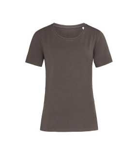 Dámské triko (STEDMAN RELAX C-NECK/W)>hnědá (dark chocolate)>M