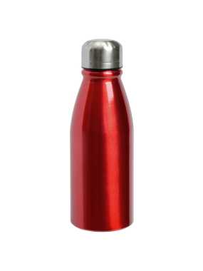 Láhev 500 ml > červená / stříbrná