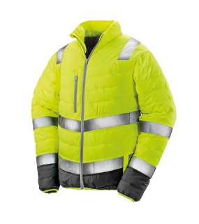Pánská bunda(RESULT SAFEGUARD SOFT PADDED SAFETY JACKET)>žlutá / šedá>L