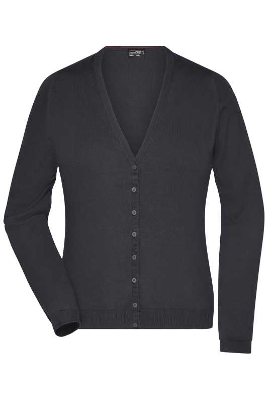Dámský svetr (JN Ladies' V-Neck Cardigan)>černá>XL