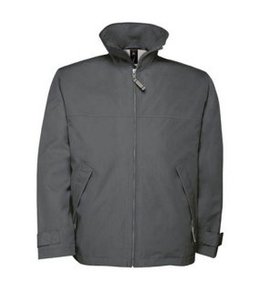 Pánská bunda (B&C SPARKLING / MEN)> šedá (dark)> 2XL