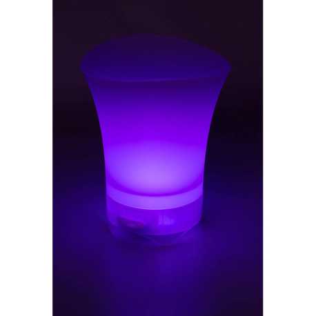 Plastový kbelík na led s reproduktorem > bílá