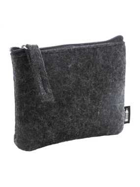 RPET plstěná peněženka > šedá (dark)