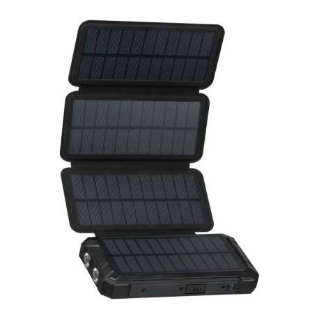 Solární powerbanka 20 000 mAh > černá