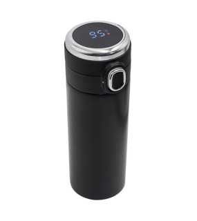 Termohrnek 420 ml s teploměrem > černá