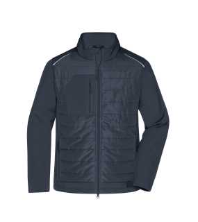 Pánská bunda (JN Mens Hybrid Jacket)>šedá (carbon) / šedá (carbon)>L