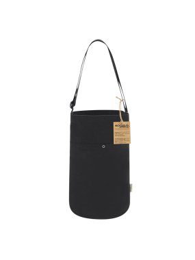 Taška přes rameno z recyklované bavlny > černá