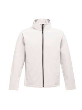 Pánská bunda (REGATTA Ablaze MEN'S PRINTABLE SOFTSHELL)>bílá / šedá (light steel)>3XL