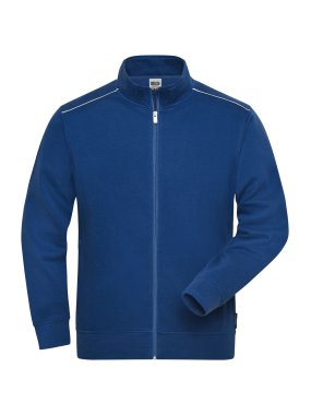 Pánská mikina (JN Mens Workwear Sweat-Jacket SOLID)>modrá (dark royal)>6XL