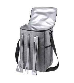 BBQ sada s chladící taškou > šedá