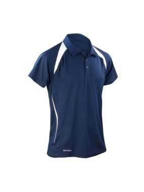 Pánská polokošile (SPIRO MENS TEAM SPIRIT POLO SHIRT)>modrá (navy) / bílá>L