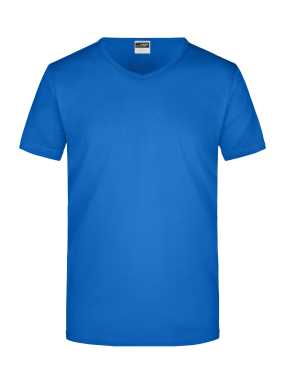 Pánské tričko (JN Men's Slim Fit V-T)>modrá (cobalt)>M