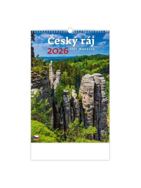Nástěnný kalendář  Český ráj 2026, 31,5 x 45 cm