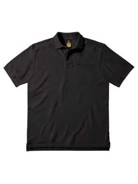 Unisex polokošile (B&C SKILL PRO)>černá>M