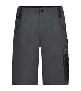 Pracovní kalhoty (JN Workwear Bermudas)>šedá (carbon) / černá>48