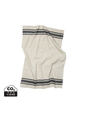 Kuchyňská utěrka VINGA Lima ze směsi lnu > černá