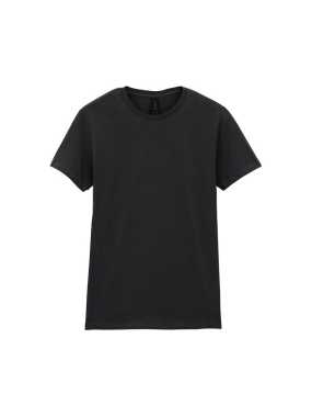 Dámské tričko(GILDAN SOFTSTYLE 155)>černá>M